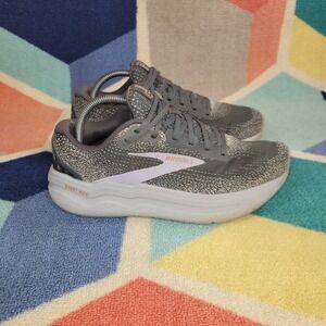 Brooks Ghost Max 2 Running Shoes Womens Grey Lavender‎ Performance Sneakers